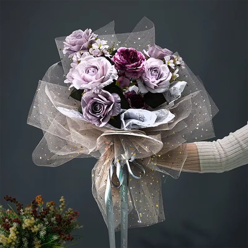 Flower Wrap Kraft - Kertas Pembungkus Bunga Segar Lebar 50cm
