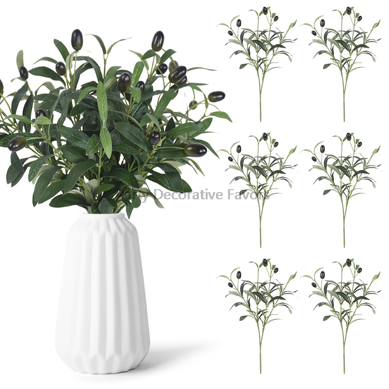 Florist Supply Vases - 1/3/5 Buah Tanaman Buatan dengan Buah