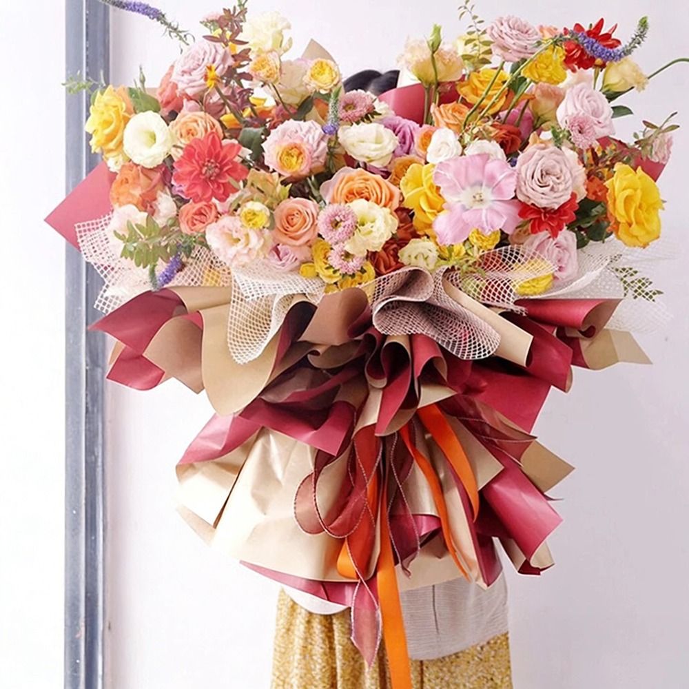 Kertas Pembungkus Bunga Segar  - Flower Wrap Kraft ulasan dan harga
