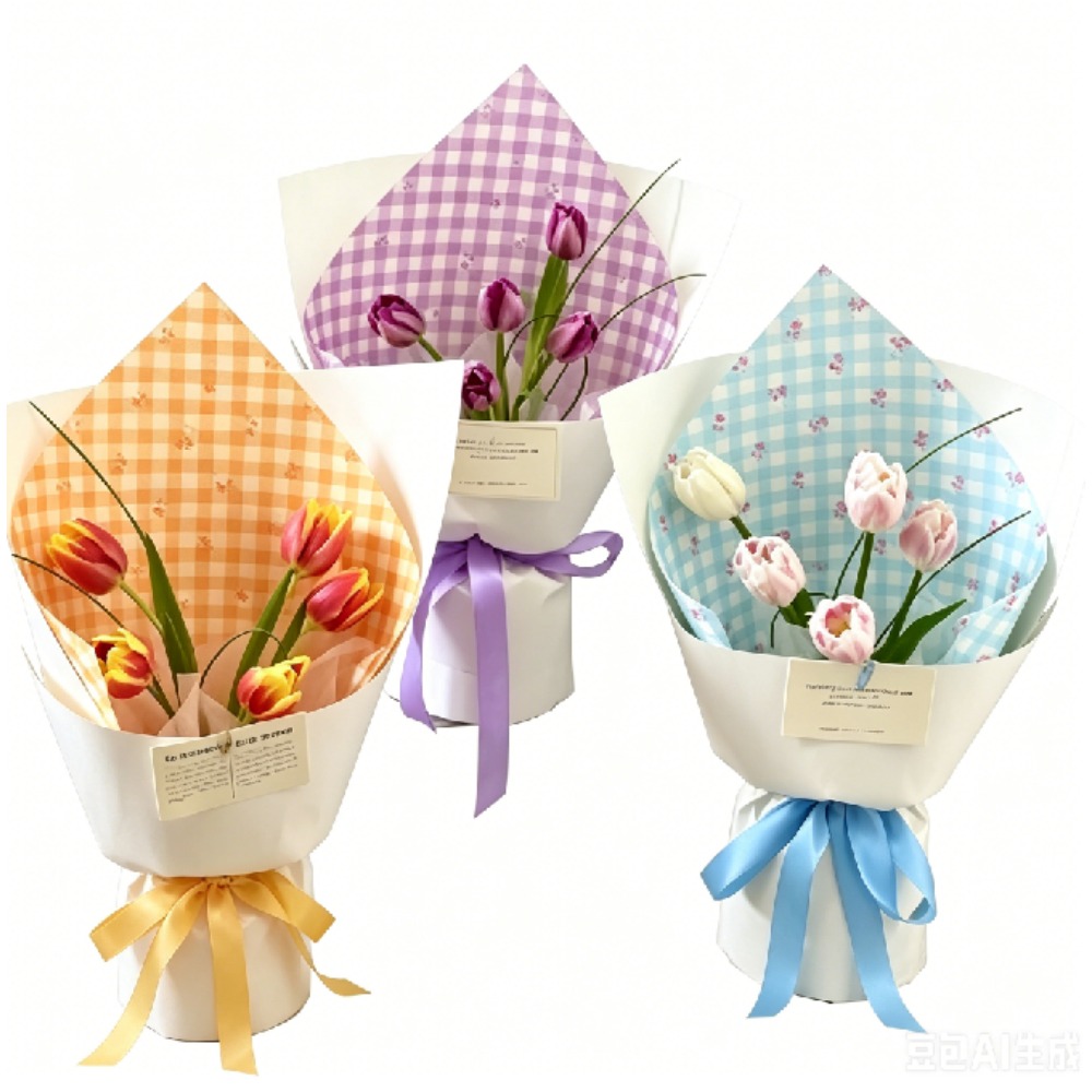 Kertas Pembungkus Bunga Motif  - Flower Wrap Kraft ulasan dan harga