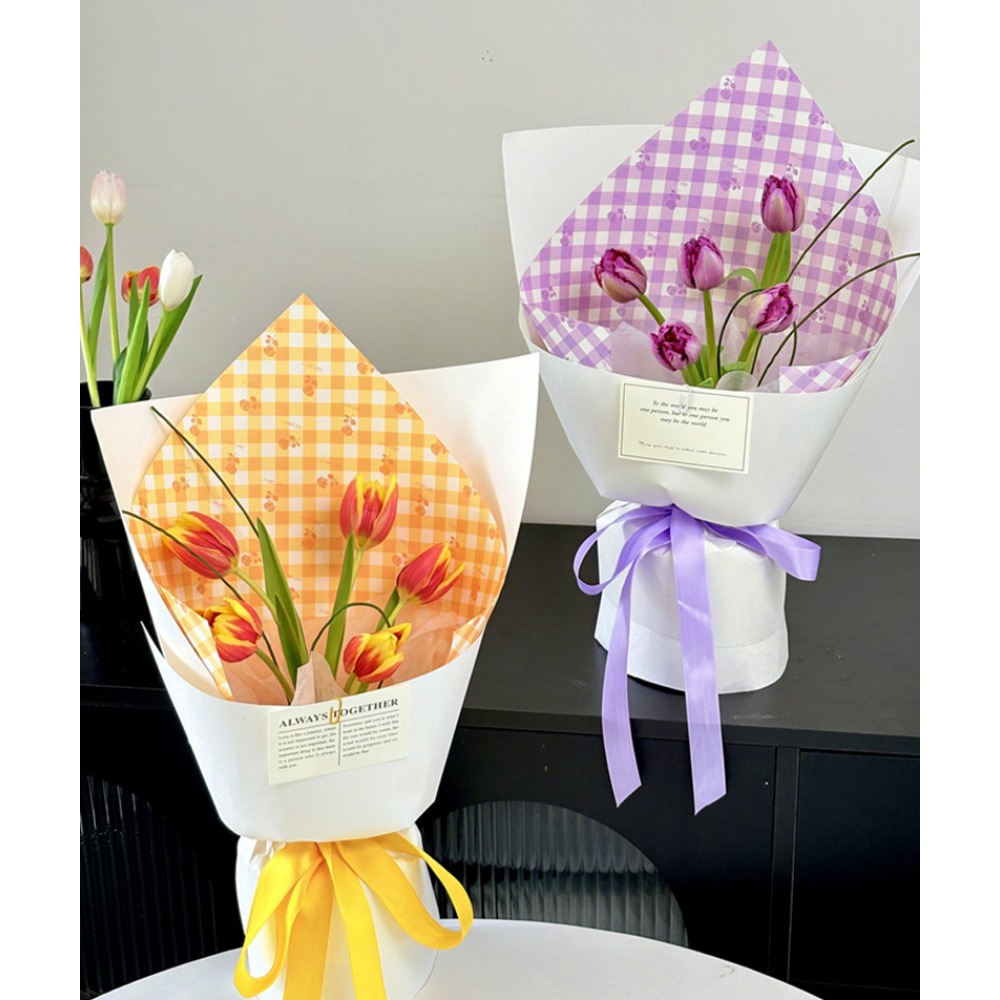 Kertas Pembungkus Bunga Motif  - Flower Wrap Kraft ulasan dan harga