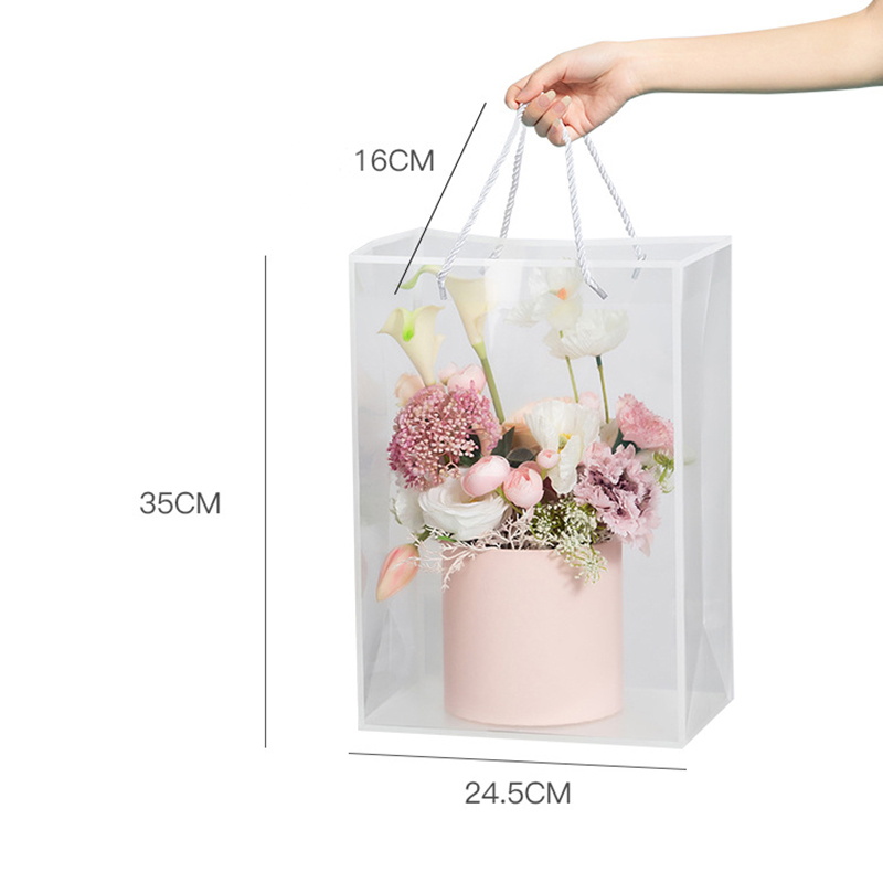 Transparent Tote Bag Flower Bo - Longs Florist Supply ulasan dan harga
